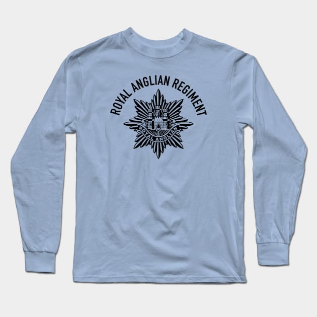 Royal Anglian Regiment Long Sleeve T-Shirt by TCP